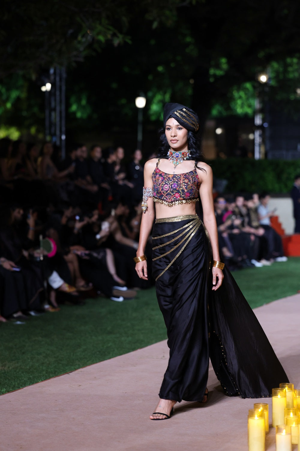 Drape Skirt Set