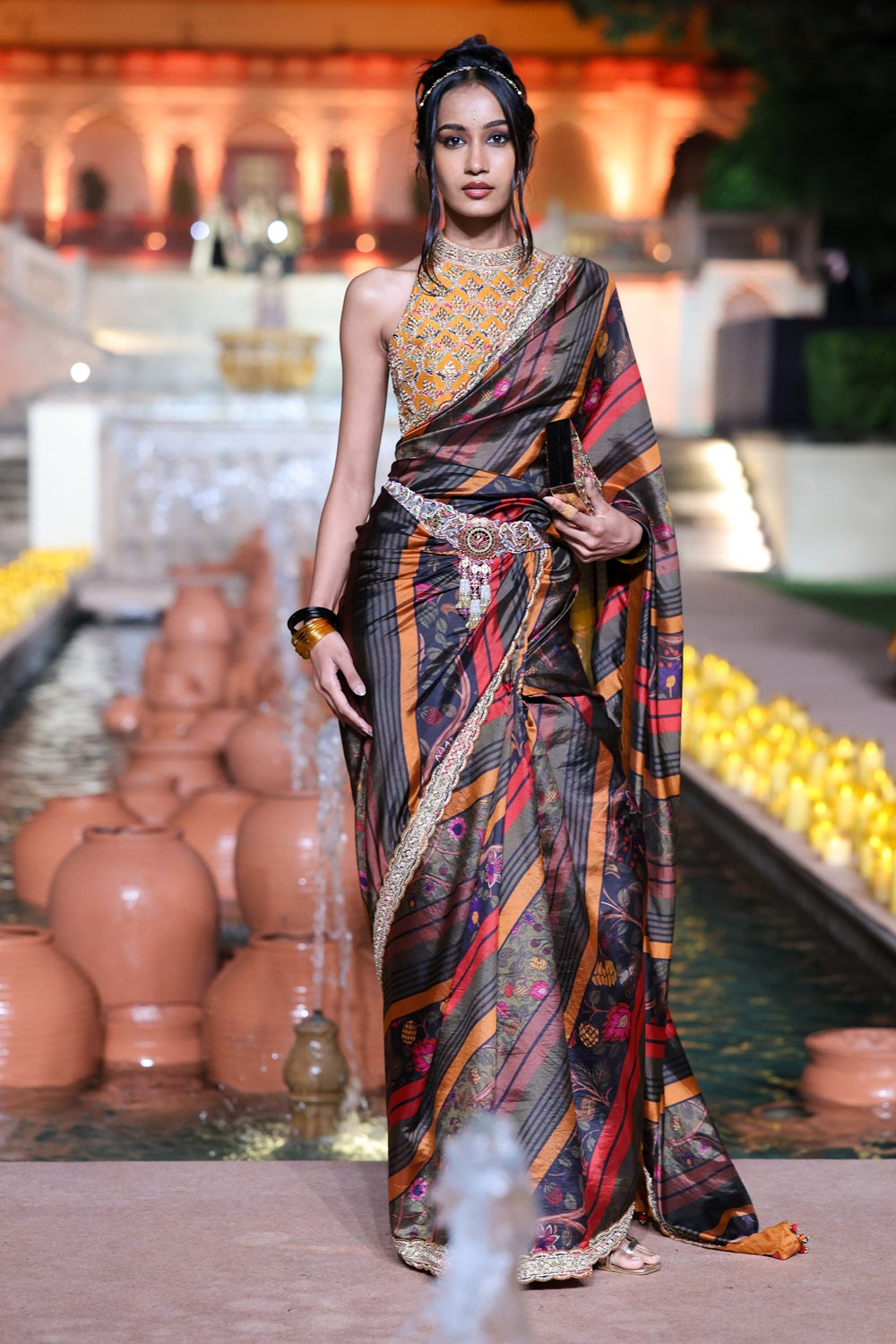 Amer Saree Set