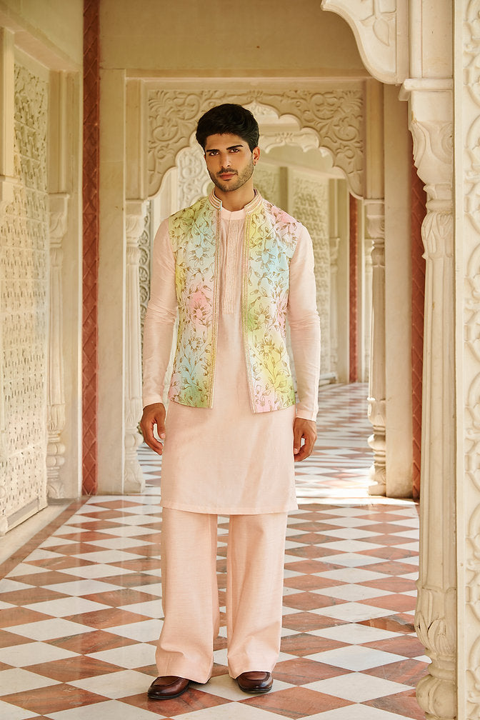 Khushdil Nehru Jacket Set