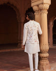 Flamingo Nehru Jacket Set