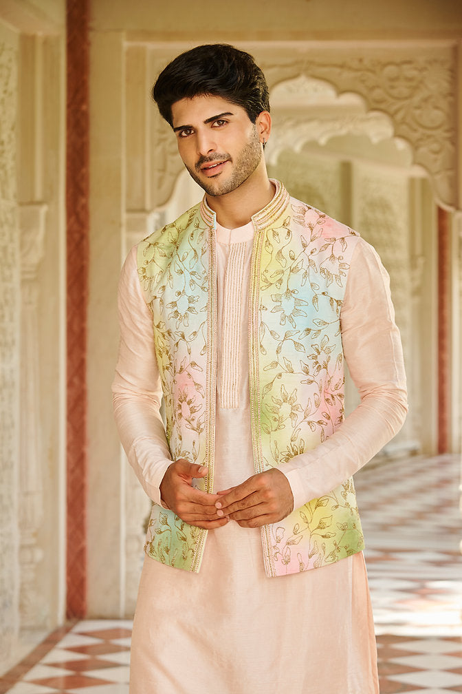 Khushdil Nehru Jacket Set
