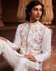 Flamingo Nehru Jacket Set
