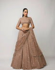 Bronze Rosé Lehenga Set