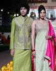 Kurta And Bundi Set