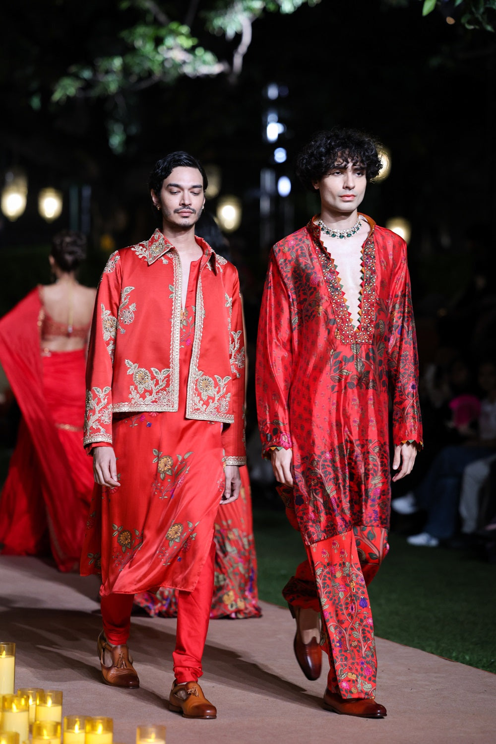 Surkh Laal Jacket Kurta set