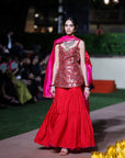 Surkh Laal Kurta Gharara Set