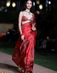 Surkh Laal Saree Set