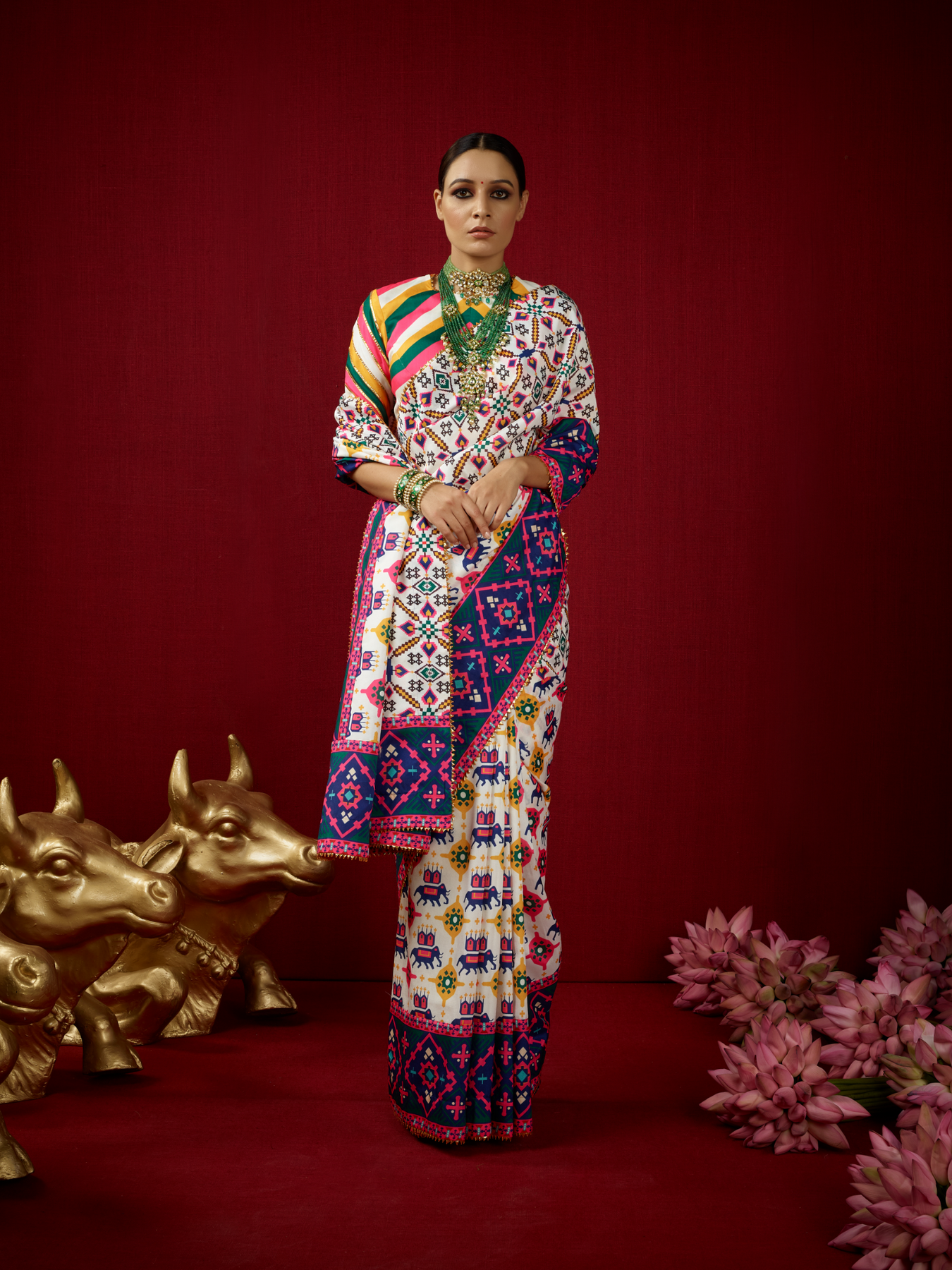 Rani Ka Baagh Saree &amp; Blouse Set