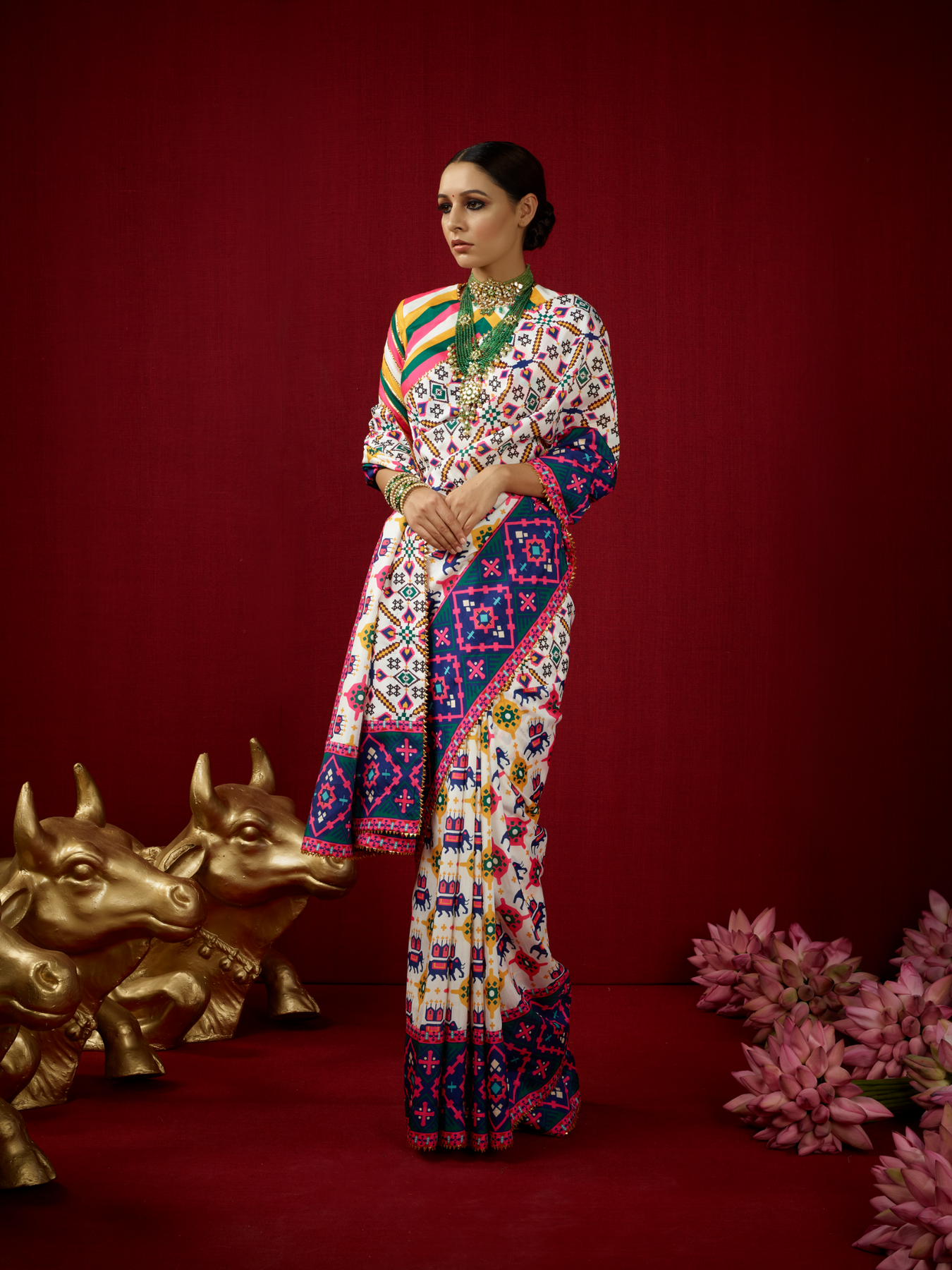 Rani Ka Baagh Saree &amp; Blouse Set