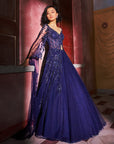Bluvante Jacket Kurta & Skirt Set