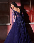 Bluvante Jacket Kurta & Skirt Set