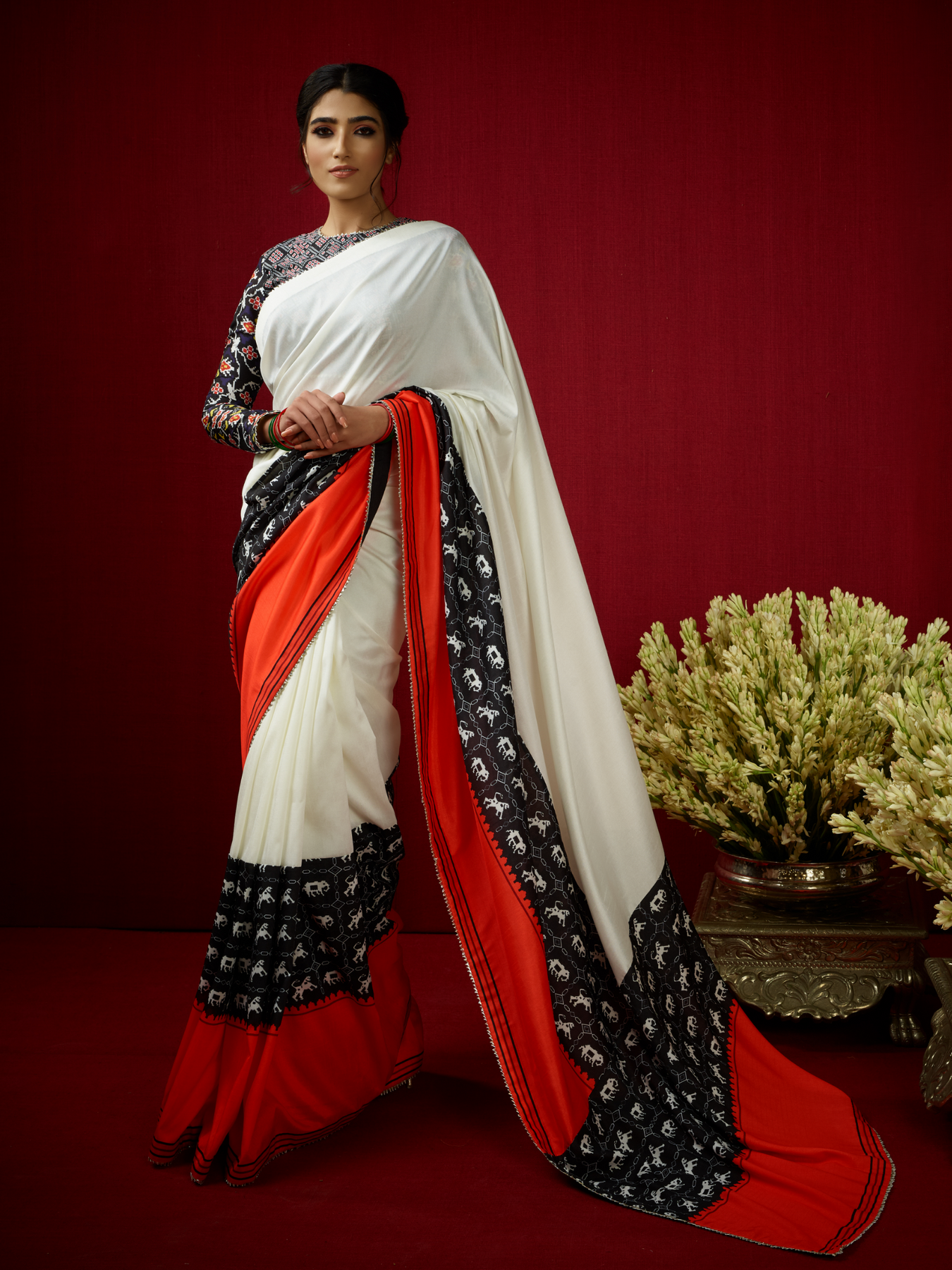 Zoha Saree &amp; Blouse Set