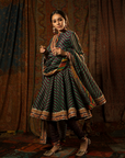 Jamun Mid-Length Kalidaar Set