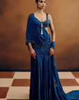 Oceanelle Drape Saree