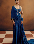 Oceanelle Drape Saree