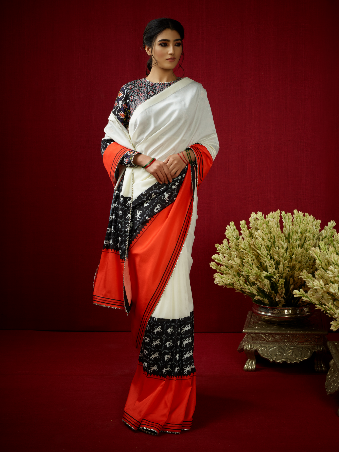 Zoha Saree &amp; Blouse Set