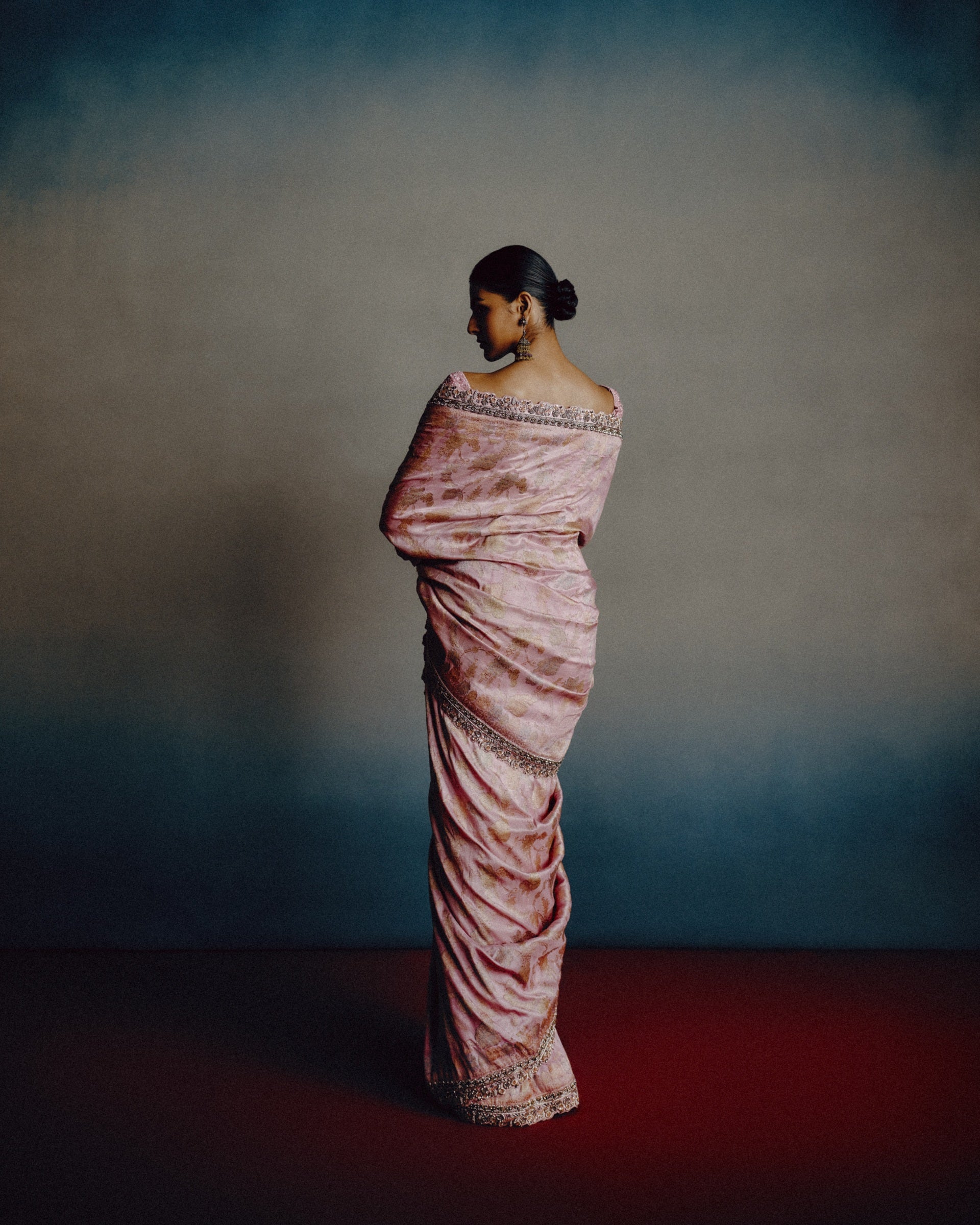 Rose Mist Saree