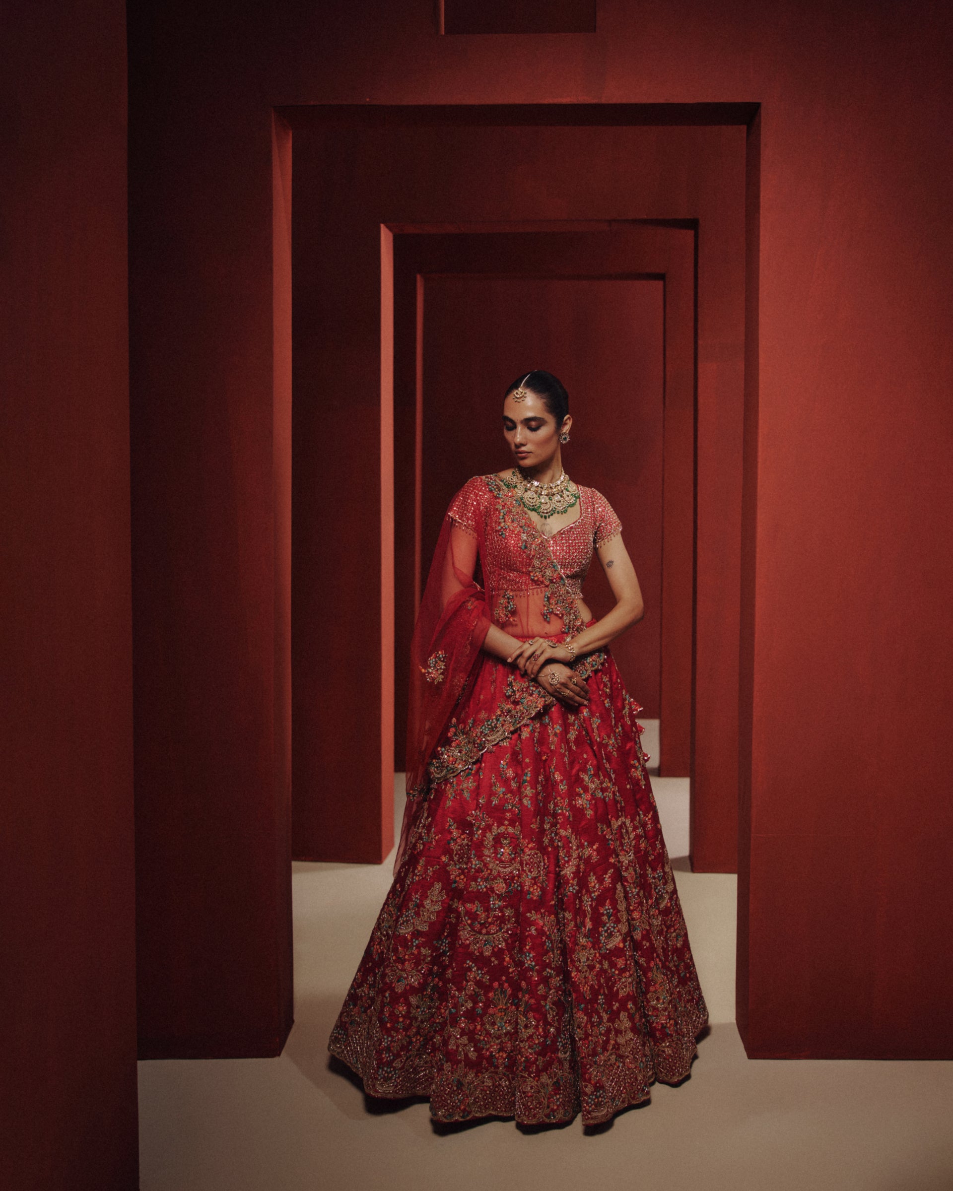 Imperial Rouge Bridal Lehenga