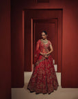 Imperial Rouge Bridal Lehenga