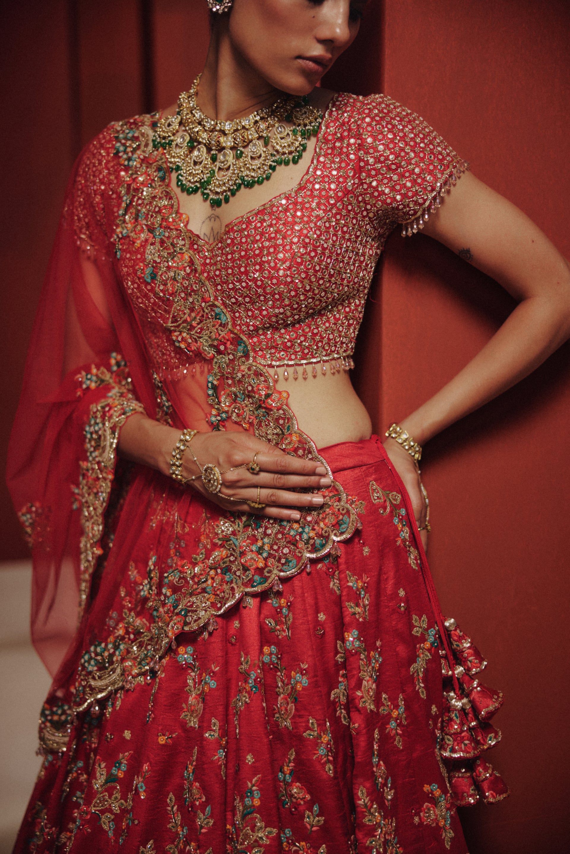Imperial Rouge Bridal Lehenga