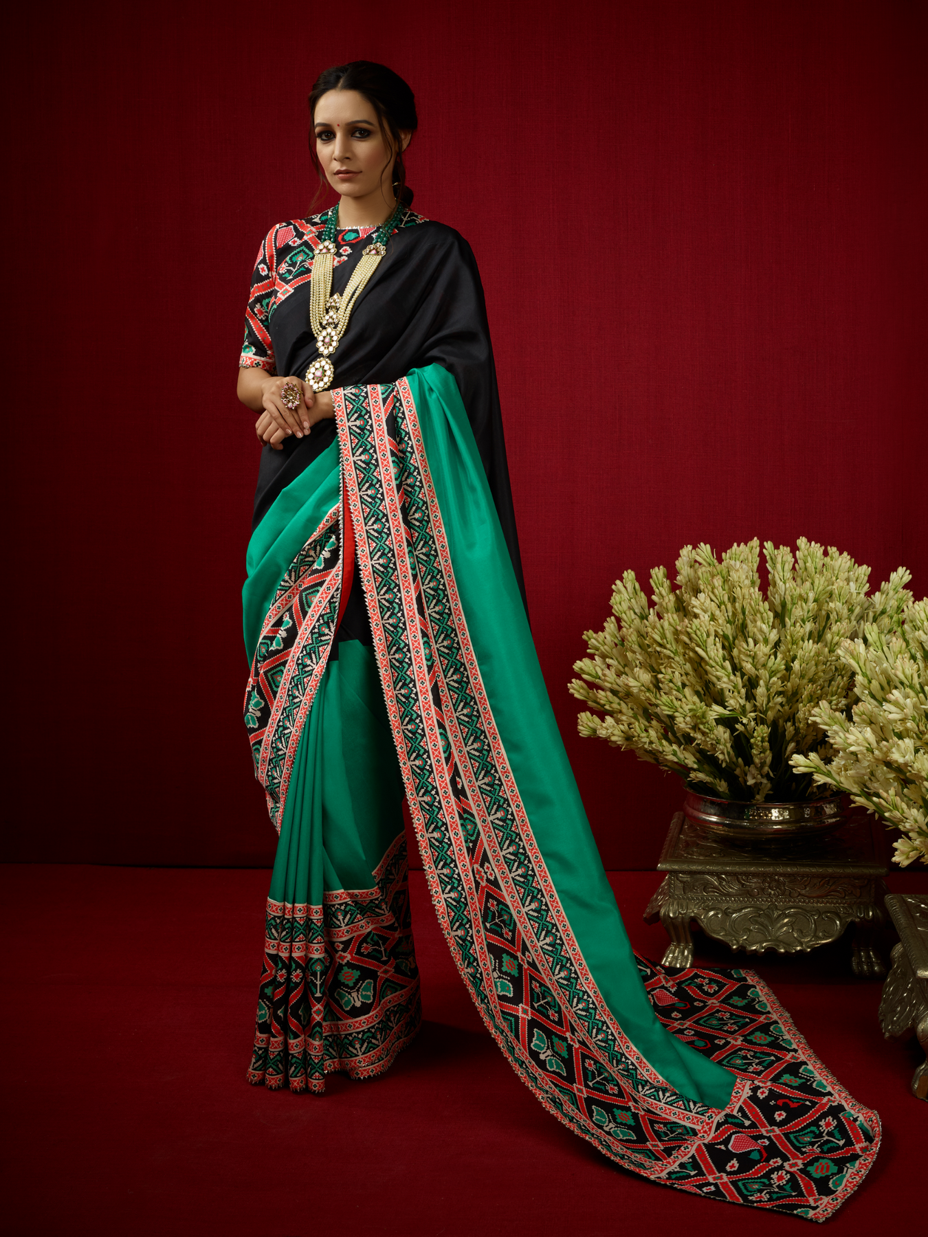 Rama Saree &amp; Blouse Set