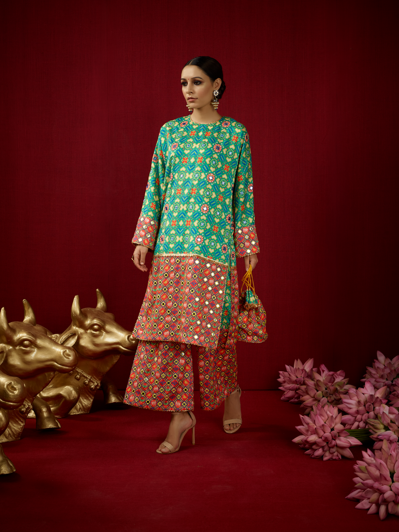 Navya Jhola With Palazzo