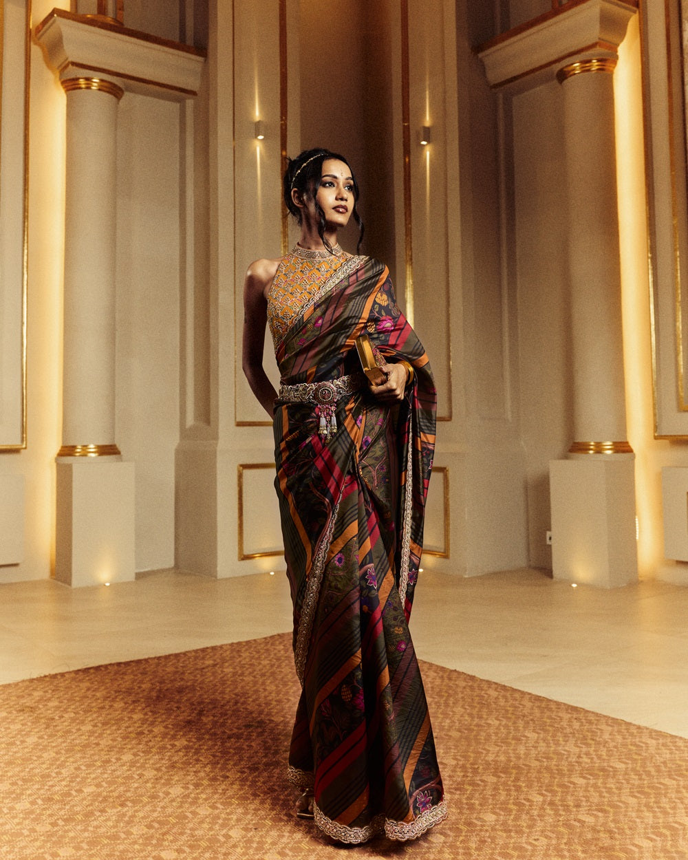 Amer Saree Set