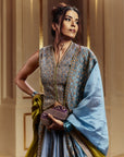 Waistcoat Lehenga Set