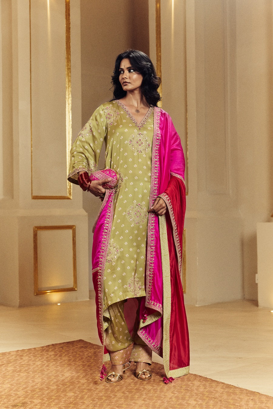 Kaftaan Kurta Set