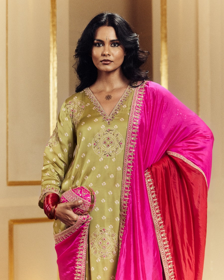 Kaftaan Kurta Set