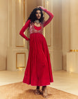 Surkh Laal Anarkal Koti set