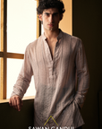 Grey Katdana Kurta