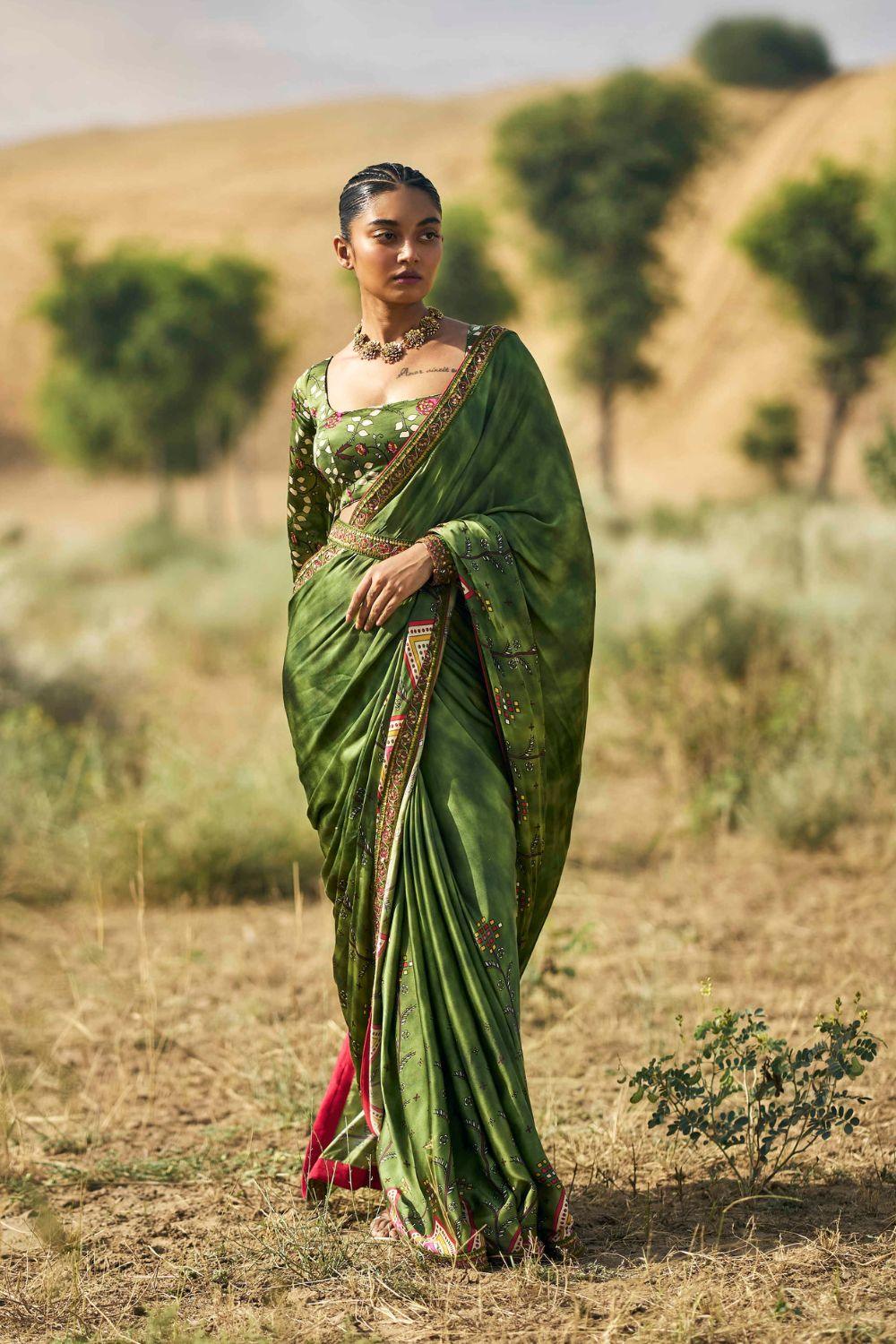 Ranthambore Print Saree