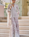 Mauve Dori Sharara Set Full