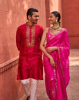 Classic Gulaabi Saree