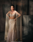 Ivory Fishcut Lehenga