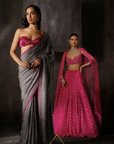 Hot Pink Cutwork Lehenga