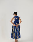 Chicory Blue Skirt Jacket Set