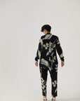 Chicory Black Crepe Coord Set