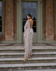 Nude Multi- Coloured Saree