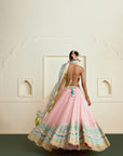 Nabeeha Lehenga Set - Soft Pink