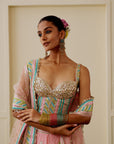 Asmira Lehenga Set - Soft Pink