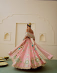 Asmira Lehenga Set - Soft Pink