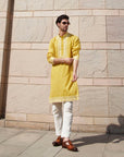 Rose Creeper With Butties Kurta Set