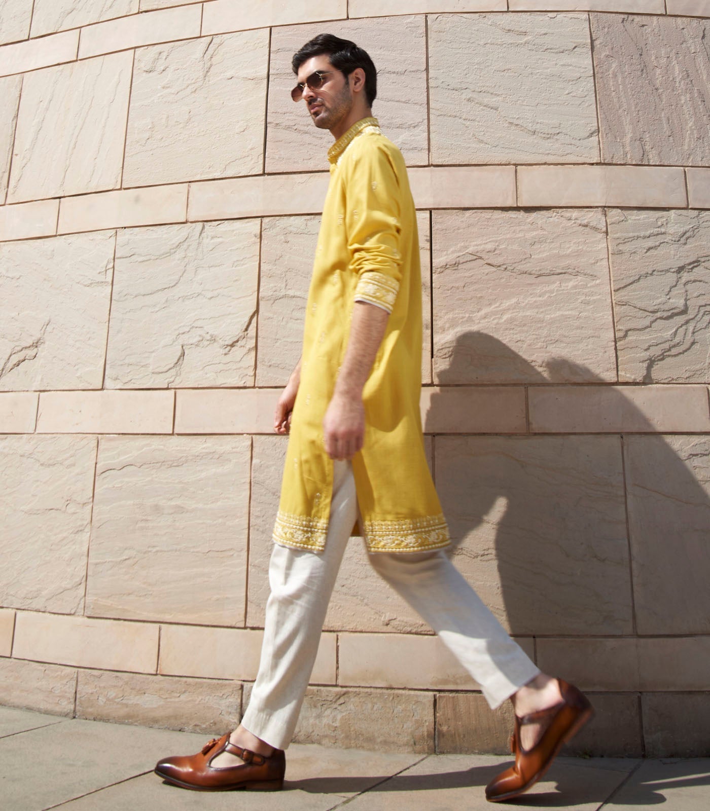 Rose Creeper With Butties Kurta Set