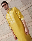 Rose Creeper With Butties Kurta Set