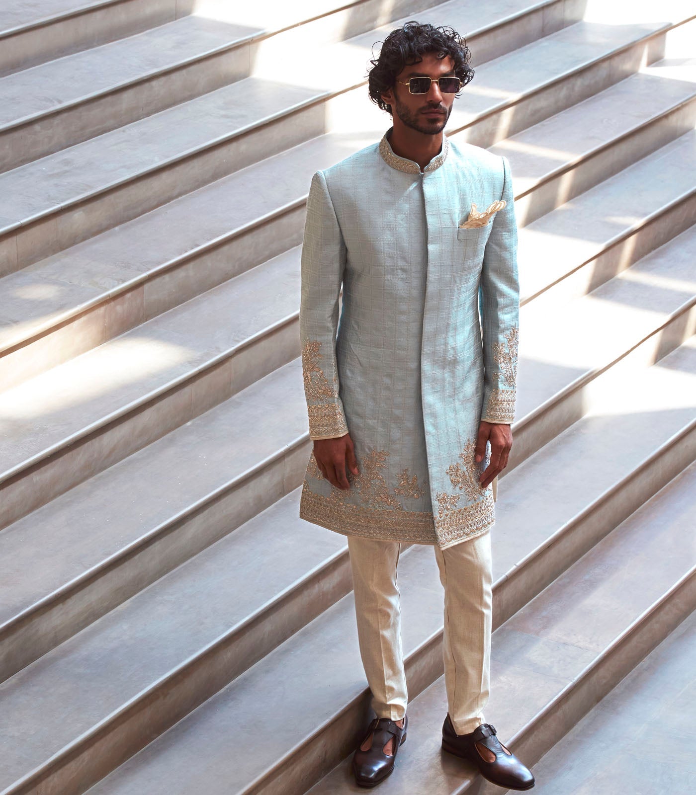Creeper Sherwani Set