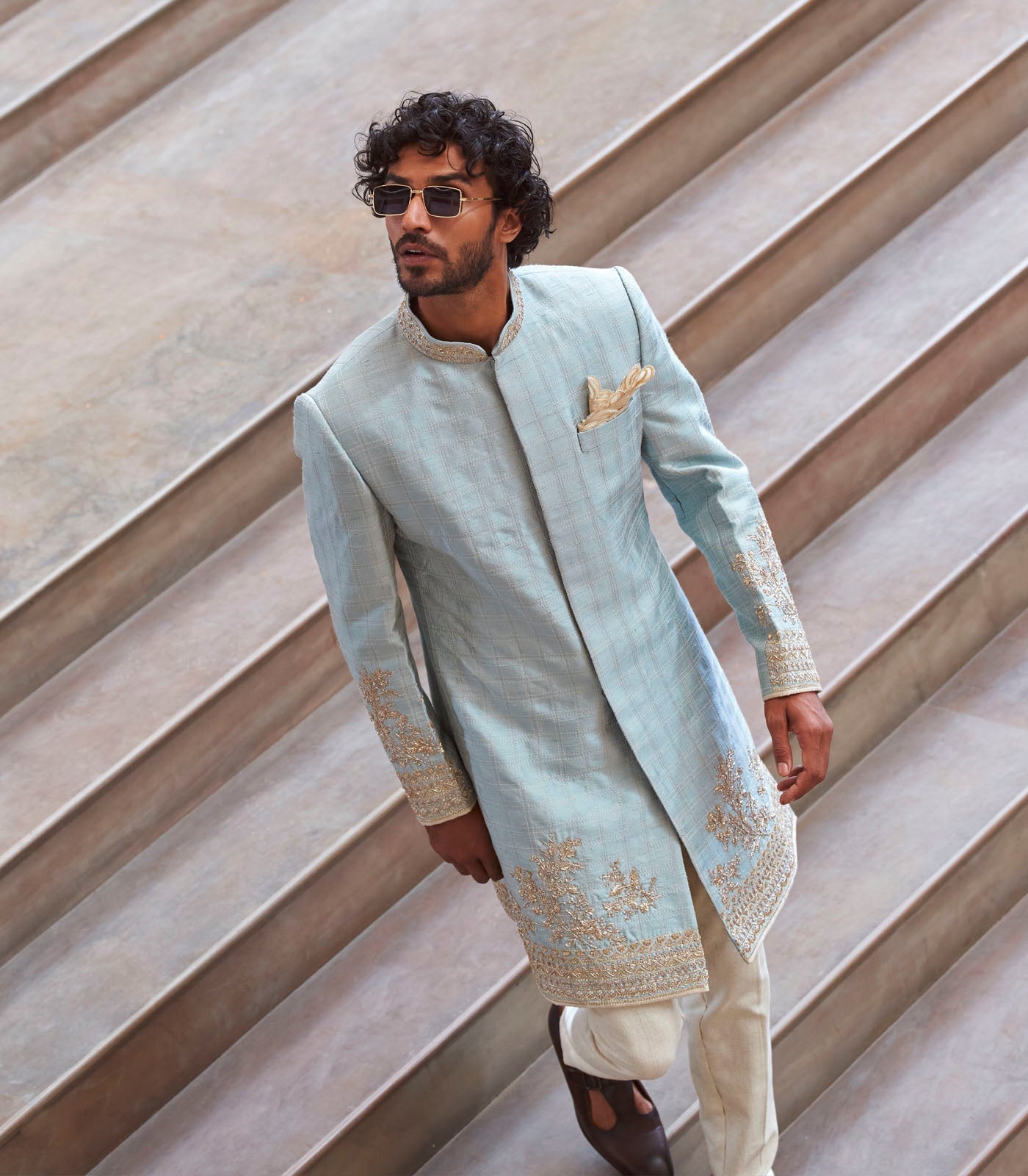 Creeper Sherwani Set