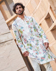 Tropical Flora Kurta Set
