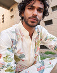 Tropical Flora Kurta Set